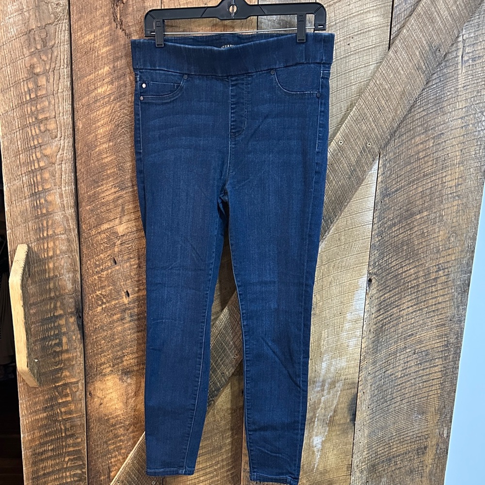 Liverpool Women's The Ankle Skinny Pull On Jeans Size 10/30 Stretch Denim ~D7